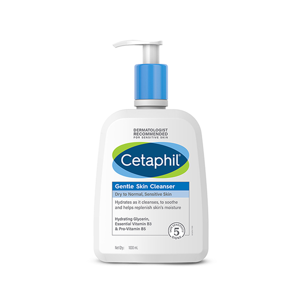 Cetaphil Gentle Skin Cleanser For Dry to Normal - Sensitive Skin 1000 ml