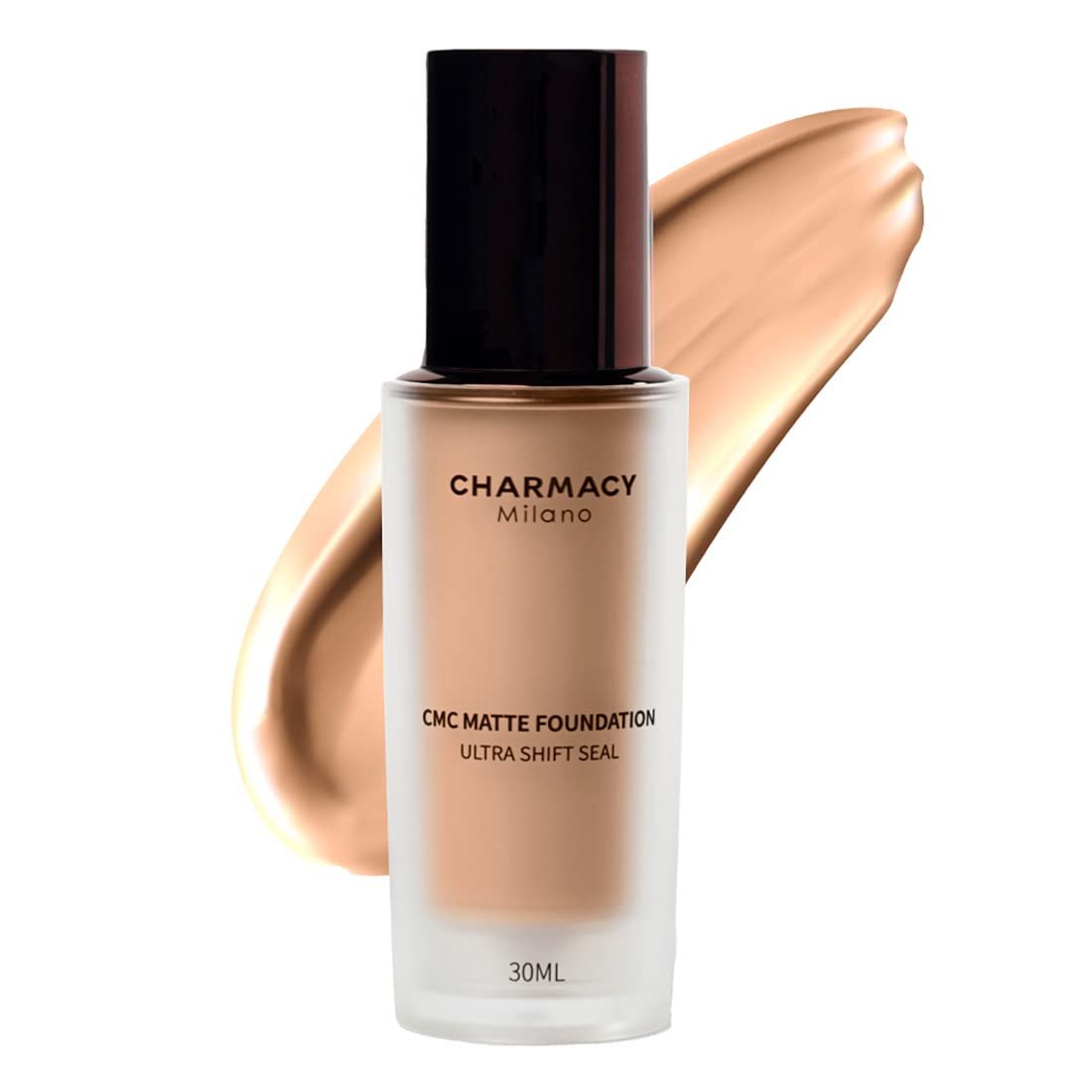 Charmacy Milano Matte Foundation Cream 04 - 30 Ml,With Spf 25 Sun Protection, Buildable Coverage,Instant Hydrating,Light Weight,Suitable For All Skin Types,Seamless Blend,Flawless Finish,No Tube