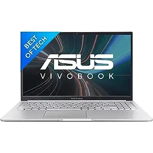 ASUS Vivobook 15, Intel Core i5-12500H 12th Gen, 15.6" (39.62 cm) FHD, Thin and Light Laptop (8 GB RAM/512GB SSD/Win11/Office 2021/Backlit/42WHr/Silver/1.70 kg), X1502ZA-EJ524WS