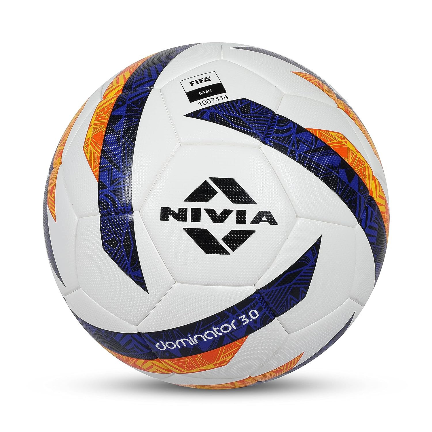 Nivia Dominator 3.0 Football, 32 Panels, Thermobound football, Grained PU, Suitable for Soft & Wet Ground, Hard Ground with Grass & Artifical Turf, International Match Ball, Size - 5